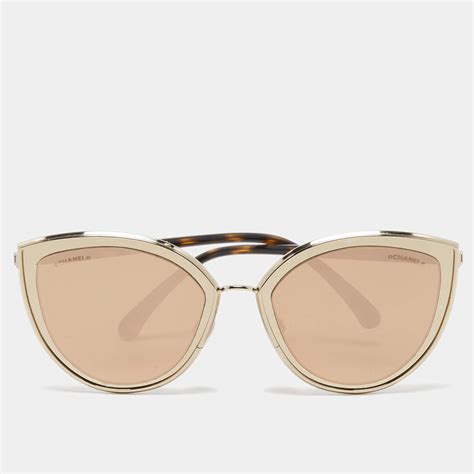 chanel sunglasses 2019 gold mirror|Chanel sunglasses online shop.